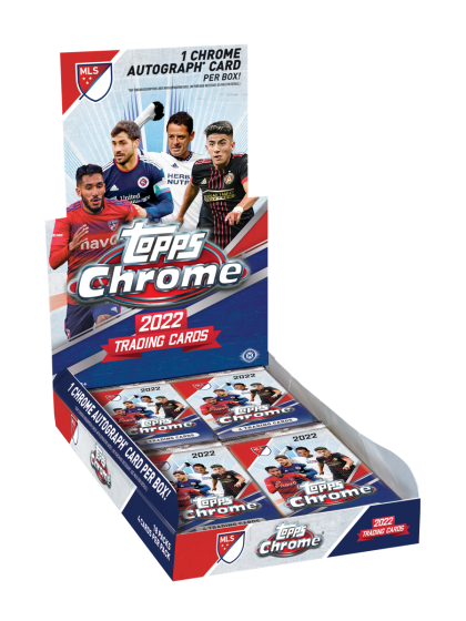 Topps 2022 Major League Soccer Chrome Hobby Box