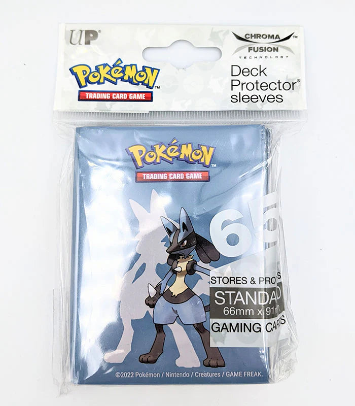 Pokemon Lucario Deck Protector Sleeves Lefty's Sports Pokemon Lucario Deck Protector Sleeves Lefty's Sports