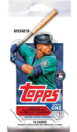 Topps 2023 Series One Baseball Retail Pack (16 Cards)