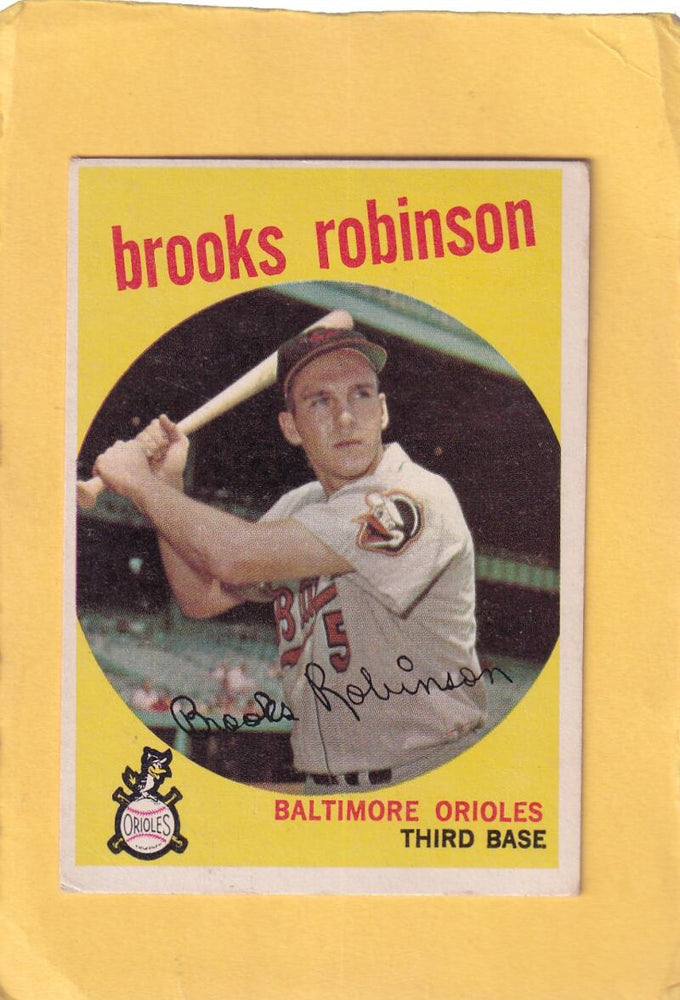 1959 Topps #439 Brooks Robinson VG/EX Very Good/Excellent Baltimore Orioles #28582 Image 1