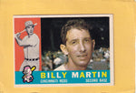 1960 Topps #173 Billy Martin EX Excellent Cincinnati Reds #28584 Image 1