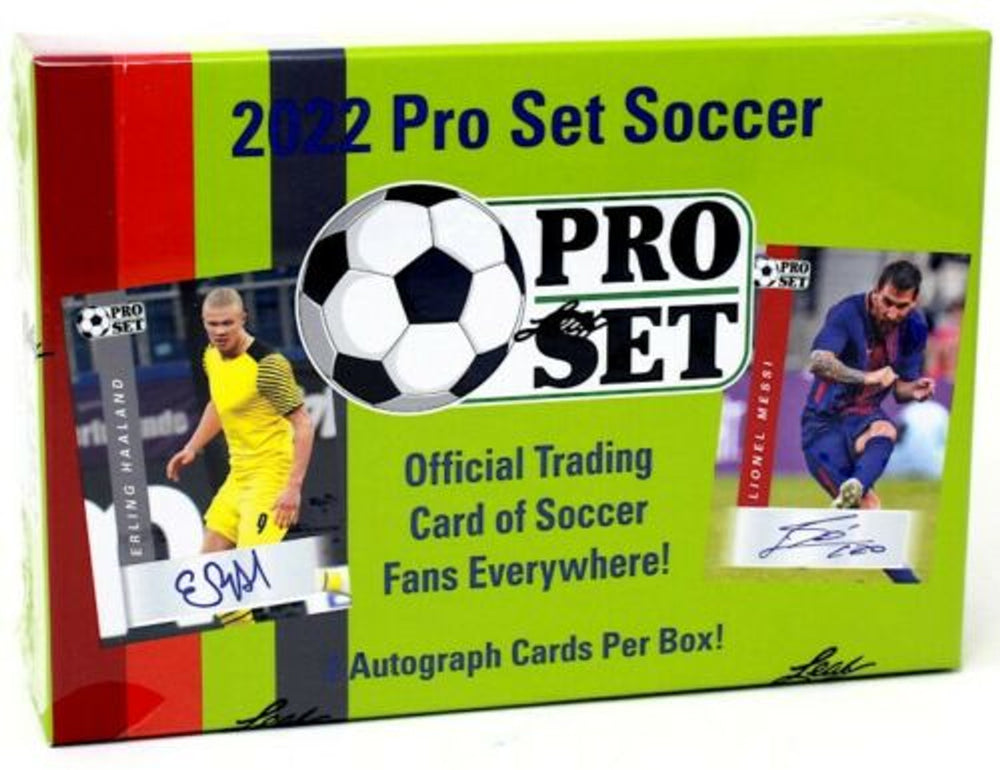 Leaf 2022 Pro Set Soccer Box (2 Autographs)
