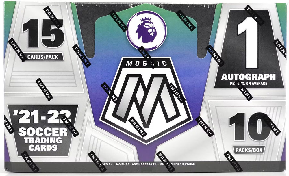 Panini 2021-22 Mosaic Soccer Premier League Hobby Box (10 packs)