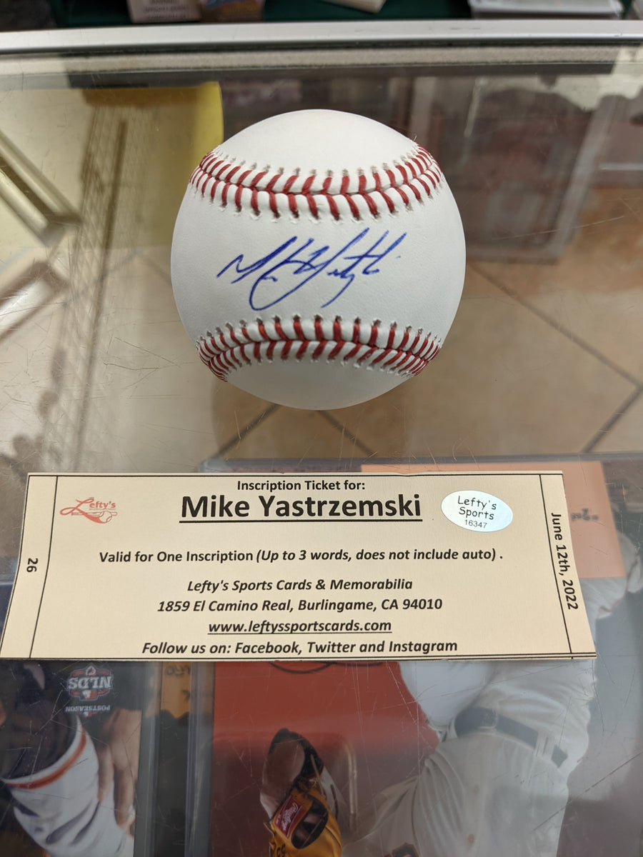 Mike Yastrzemski San Francisco Giants Autographed 8x10 Photo (Vertical –  Lefty's Sports