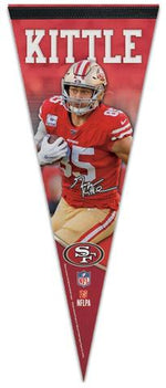 George Kittle Collector Player Pennant