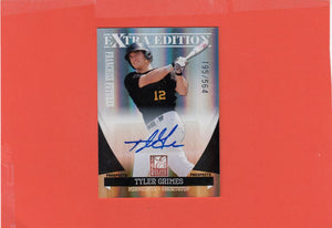 2011 Elite Extra Edition Franchise Futures Autographs #47 Tyler Grimes NM-MT+ Auto Image 1