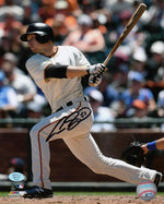 Austin Slater Autographed Home 8x10 Photo SF Giants Signed in Store 8/25/18 Image 1