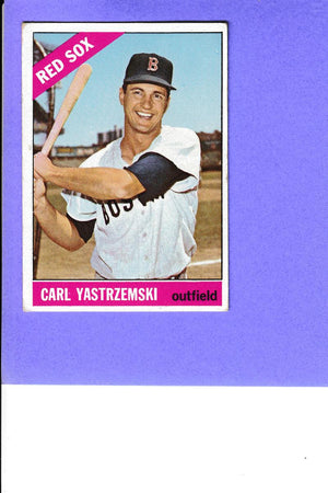 1966 Topps #70 Carl Yastrzemski VG+ Very Good+ Boston Red Sox #8525 Image 1