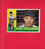 1960 Topps #188 Dick Williams EX/NM Kansas City Athletics #16045 Image 1