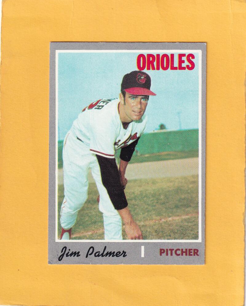 1970 Topps #449 Jim Palmer VG Very Good Baltimore Orioles #20310 Image 1