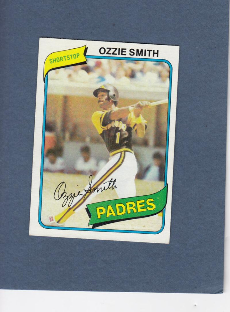 1980 Topps #393 Ozzie Smith EX+ Excellent+ San Diego Padres #20373 Image 1