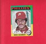 1975 Topps Mini #70 Mike Schmidt EX-MT Philadelphia Phillies #2665 Image 1