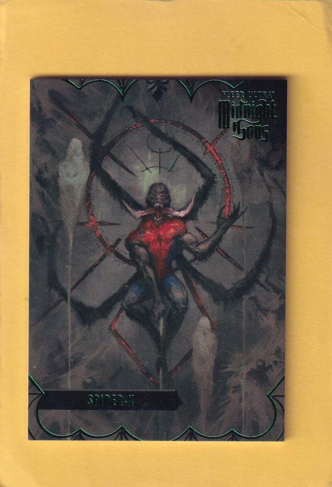 2023 Fleer Ultra Midnight Sons Green #86 Spider-X NM-MT+ Image 1