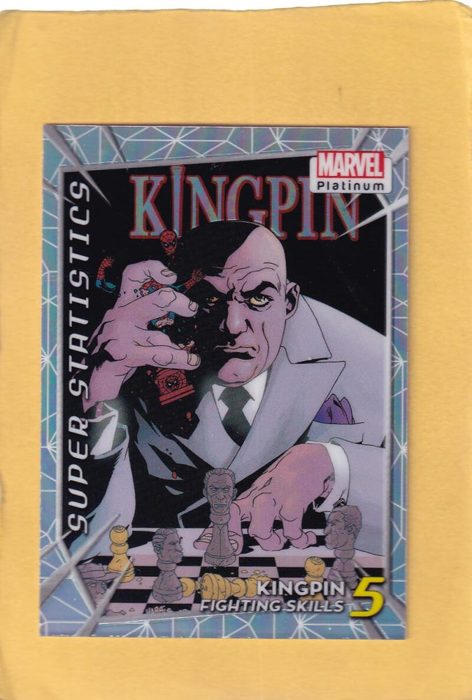 2024 Upper Deck Marvel Platinum Super Statistics Rainbow #PLO9 Kingpin NM-MT+  Image 1