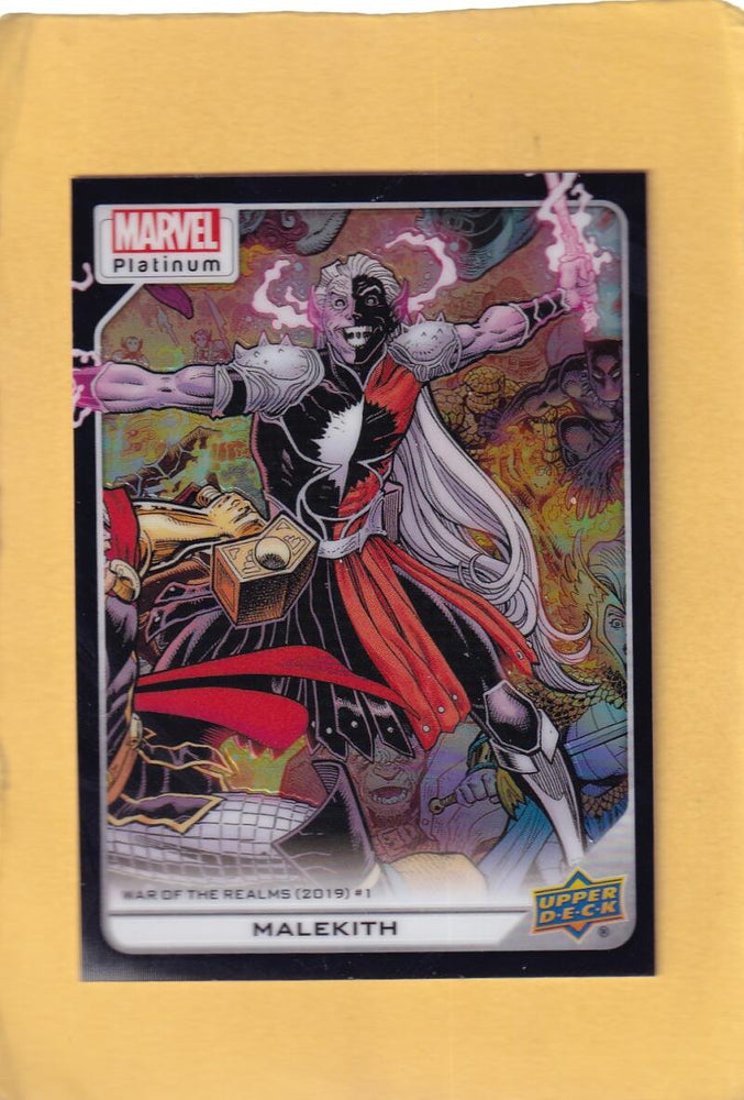 2024 Upper Deck Marvel Platinum Black Rainbow #136 Malekith NM-MT+  Image 1