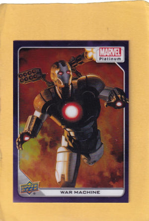 2024 Upper Deck Marvel Platinum Purple Rainbow #8 War Machine NM-MT+  Image 1