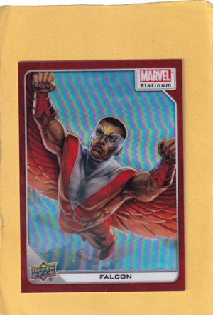 2024 Upper Deck Marvel Platinum Red Rainbow #69 Falcon NM-MT+  Image 1