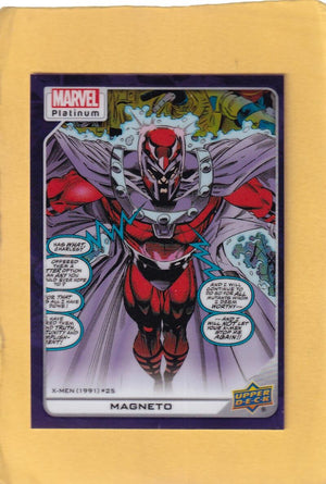 2024 Upper Deck Marvel Platinum Purple Rainbow #181 Magneto NM-MT+  Image 1