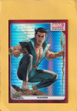 2024 Upper Deck Marvel Platinum Red Prism #67 Namor NM-MT+ 198/199  Image 1