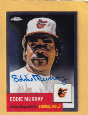 2022 Topps Chrome Platinum Anniversary Autograph #CPA-EM Eddie Murray NM-MT+ Auto Baltimore Orioles Image 1