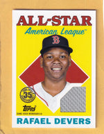 2023 Topps 1988 All-Star Baseball Relics #88ASR-RD Rafael Devers NM-MT+ MEM Boston Red Sox Image 1