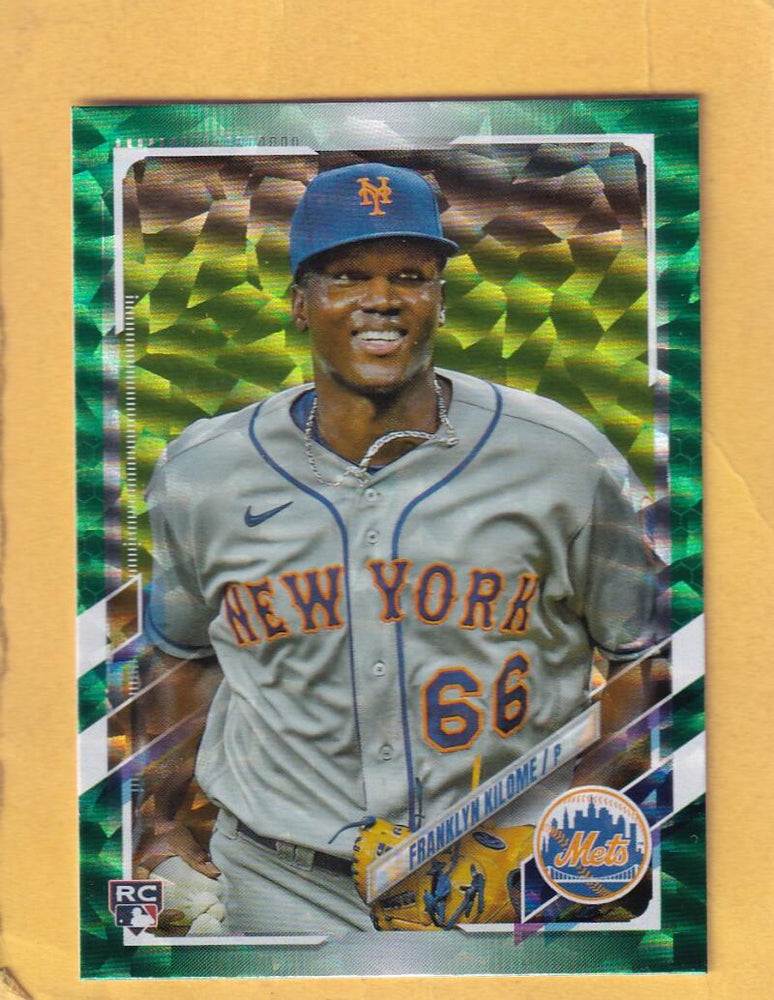 2021 Topps Update Green Foil #US43 Franklyn Kilome NM-MT+ RC Rookie 79/499 New York Mets Image 1