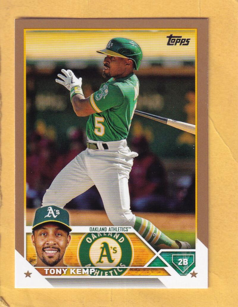 2023 Topps Gold #503 Tony Kemp NM-MT+ 1863/2023 Oakland Athletics Image 1