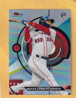 2023 Topps Finest Refractor #76 Masataka Yoshida NM-MT+ RC Rookie Boston Red Sox Image 1