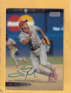 2021 Topps Stadium Club Autographs #SCBA-SR Scott Rolen NM-MT+ Auto Philadelphia Phillies Image 1