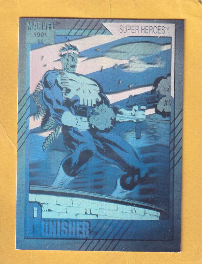 1991 Impel Marvel Universe Holograms #H-3 Punisher NM-MT+ Image 1