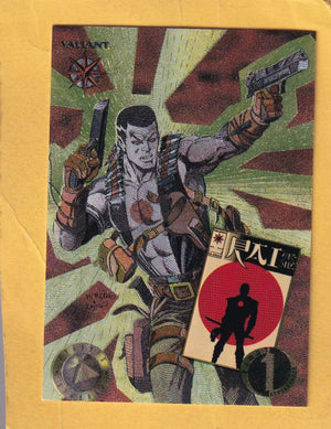 1993 Upper Deck Valiant Era First Appearance #FA9 Bloodshot NM-MT+  Image 1