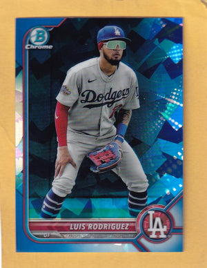 2022 Bowman Chrome Prospects Sapphire Edition #BCP-47 Luis Rodriguez NM-MT+ Los Angeles Dodgers Image 1