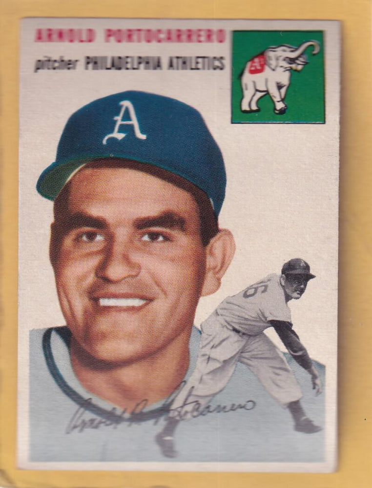 1954 Topps #214 Arnie Portocarrero EX Excellent RC Rookie Philadelphia Athletics #30310 Image 1