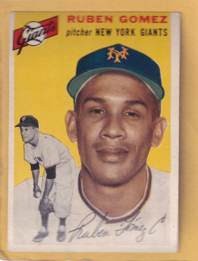 1954 Topps #220 Ruben Gomez EX Excellent RC Rookie New York Giants #30312 Image 1