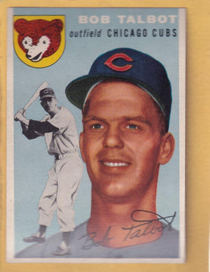 1954 Topps #229 Bob Talbot EX+ Excellent+ RC Rookie Chicago Cubs #30316 Image 1