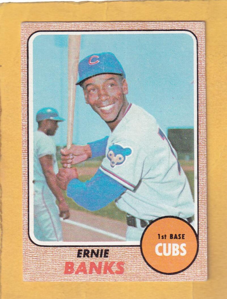 1968 Topps #355 Ernie Banks VG Very Good Chicago Cubs #30325 Image 1