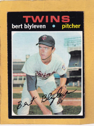 1971 Topps #26 Bert Blyleven VG/EX Very Good/Excellent RC Rookie Minnesota Twins #30328 Image 1