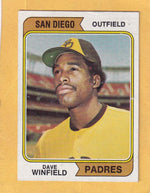 1974 Topps #456 Dave Winfield EX Excellent RC Rookie San Diego Padres #30334 Image 1