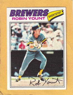 1977 Topps #635 Robin Yount NM Near Mint Milwaukee Brewers #30337 Image 1