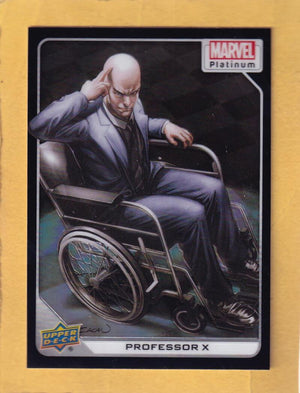 2024 Upper Deck Marvel Platinum Black Rainbow #62 Professor X NM-MT+  Image 1