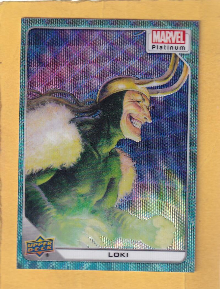 2024 Upper Deck Marvel Platinum Blue Surge #38 Loki NM-MT+  Image 1