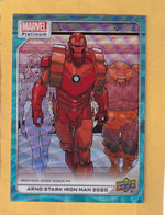 2024 Upper Deck Marvel Platinum Blue Surge #177 Arno Stark Iron Man 2020 NM-MT+  Image 1