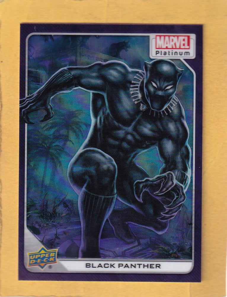 2024 Upper Deck Marvel Platinum Purple Rainbow #82 Black Panther NM-MT+  Image 1