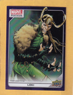 2024 Upper Deck Marvel Platinum Purple Rainbow #186 Loki NM-MT+  Image 1