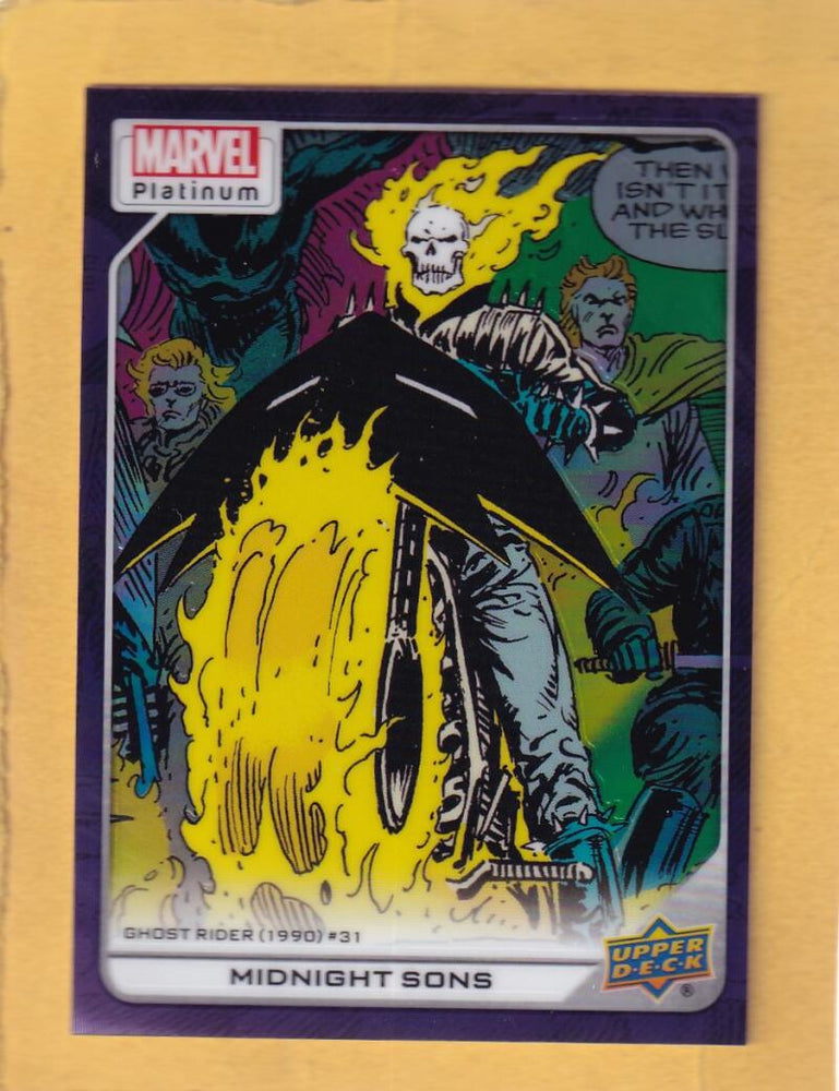 2024 Upper Deck Marvel Platinum Purple Rainbow #180 Midnight Sons NM-MT+  Image 1