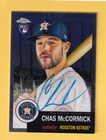 2022 Topps Chrome Platinum Anniversary Autograph #CPA-CMC Chas McCormick NM-MT+ Auto Houston Astros RC Image 1