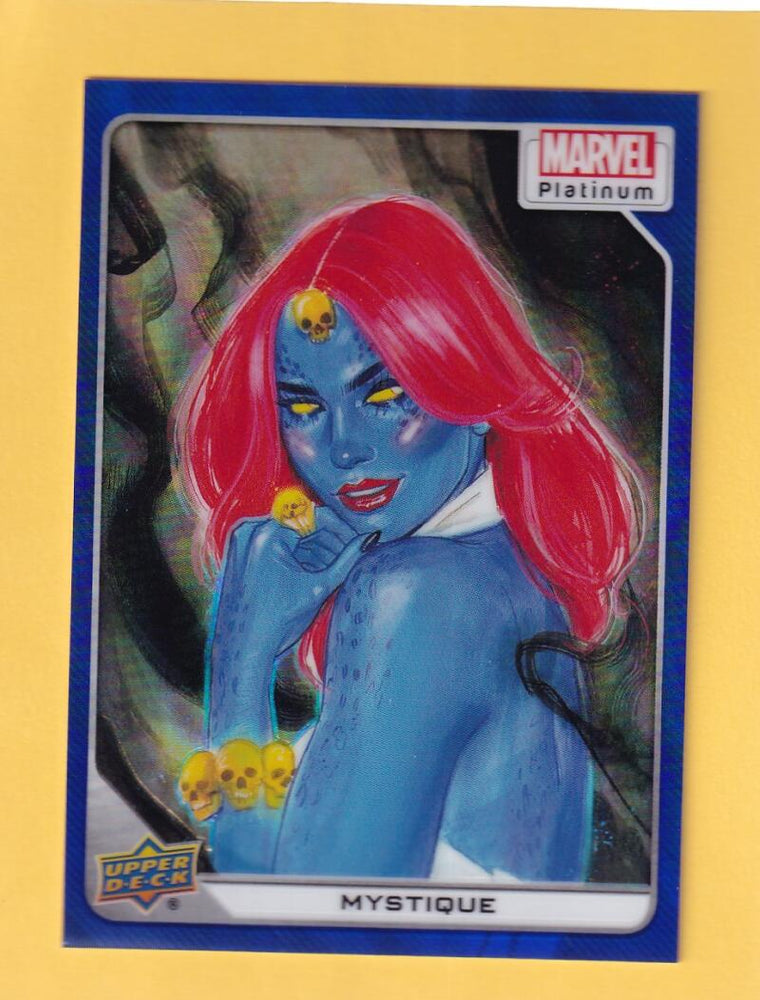 2024 Upper Deck Marvel Platinum Blue Rainbow #29 Mystique NM-MT+  Image 1