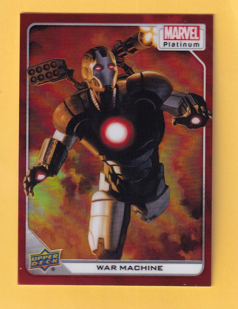 2024 Upper Deck Marvel Platinum Red Rainbow #8 War Machine NM-MT+  Image 1