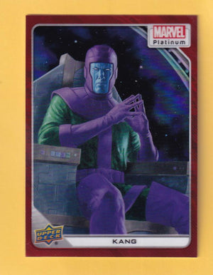 2024 Upper Deck Marvel Platinum Red Rainbow #21 Kang NM-MT+  Image 1