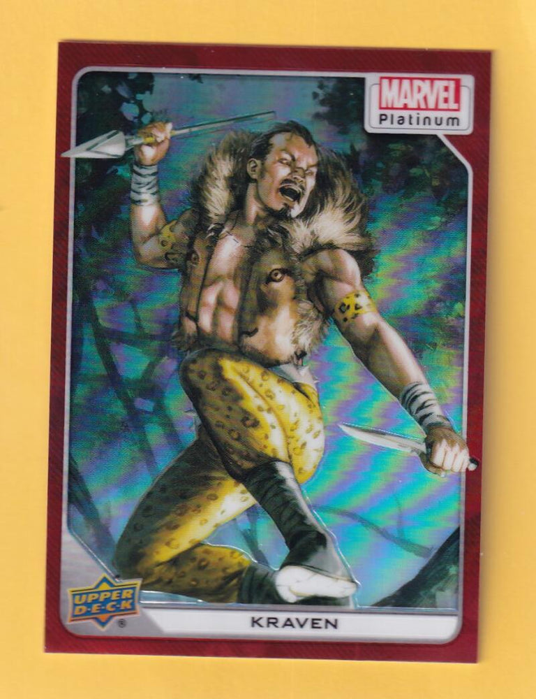 2024 Upper Deck Marvel Platinum Red Rainbow #58 Kraven NM-MT+  Image 1